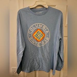 Mens Columbia Long Sleeve T-shirt